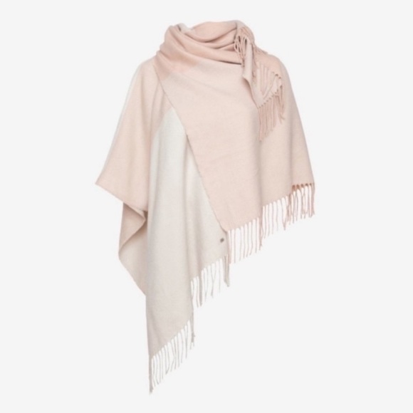 NWT SOIA & KYO Scarfigan or wrap shawl Gorgeous neutral block colors - Picture 2 of 10